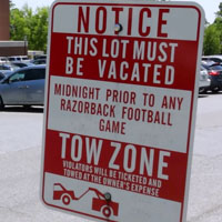 Tow Zone Sign